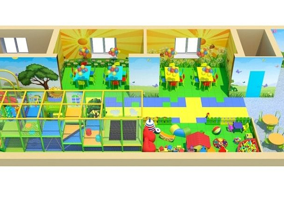 Детский игровой лабиринт Солнечные джунгли Фото 3