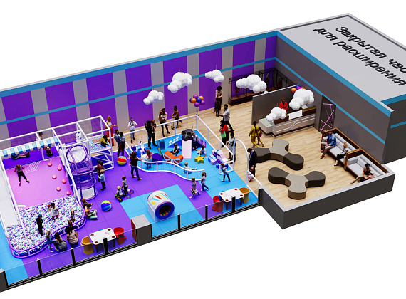 Детская игровая комната «Фиолетик» Фото 2