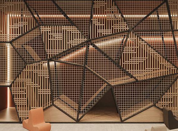 Детский игровой лабиринт для ЖК «Перевернутый город» Фото 1