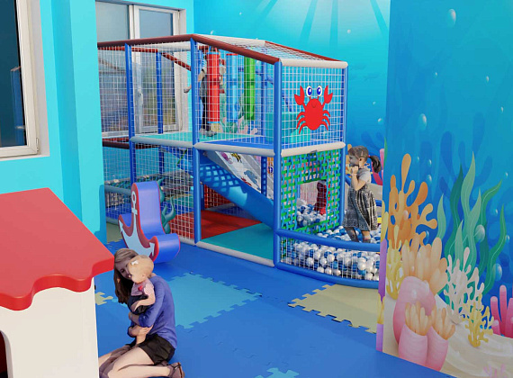 Детский игровой лабиринт Морской краб Фото 5