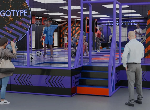 Интерактивная стена «Аэрострайк» Фото 1