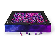 Квадратный сухой бассейн с УФ печатью «Космо»