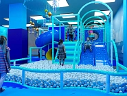 Детская двухскатная горка (Скат) из стеклопластика Н1200