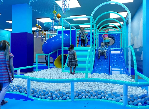 Детская двухскатная горка (Скат) из стеклопластика Н1200