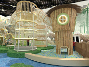 Детский центр в эко-стиле  500 м2 "Лесная деревня" Фото 1