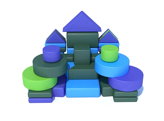 Мягкий конструктор №10 Фото 1