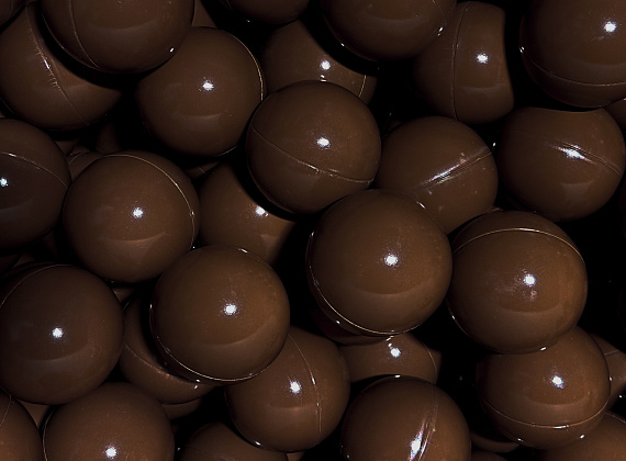 Шоколадные шарики для сухого бассейна Фото 1