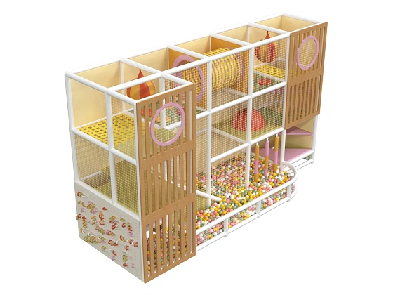 Детский игровой лабиринт для кафе «Уютный островок» Фото 3