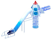 Спайдер с горкой Ракета