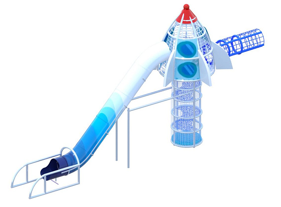 Спайдер с горкой Ракета