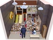 Детский игровой лабиринт для кафе «Пряничный домик»