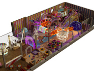 Детский игровой центр с подсветкой 550 м2 "Модерн" - стильный проект с подсветкой Фото 3