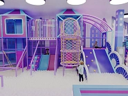 Детский игровой лабиринт «Неон Сити»