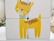 Набор кубиков «Собери рисунок» с аппликацией Фото 11