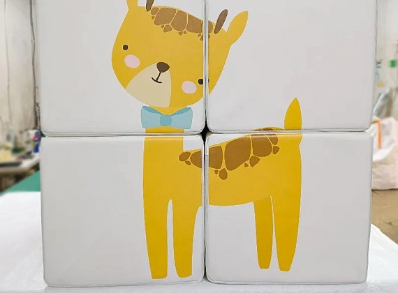 Набор кубиков «Собери рисунок» с аппликацией Фото 11