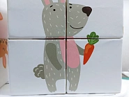 Набор кубиков «Собери рисунок» с аппликацией Фото 20