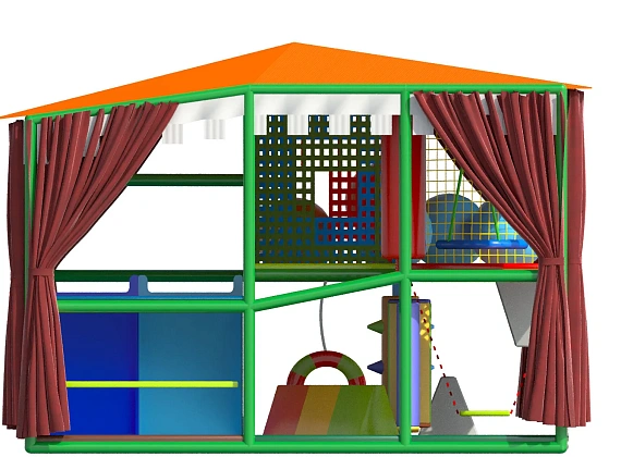 Детский игровой лабиринт «Домик Дракоши» Фото 3