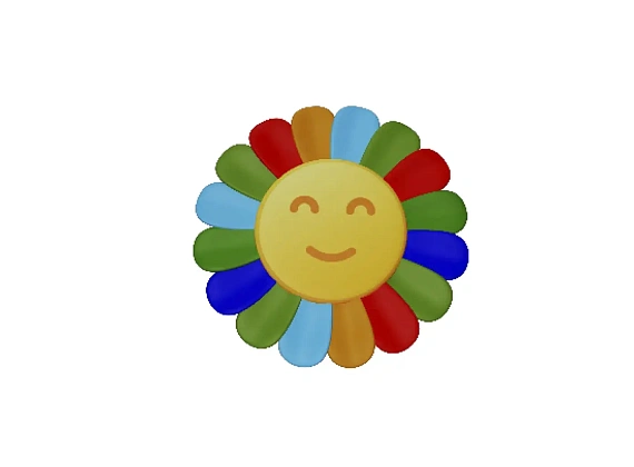 Подушка напольная «Солнышко»