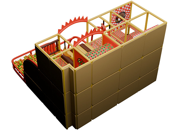 Детский игровой лабиринт Дракончик Фото 3