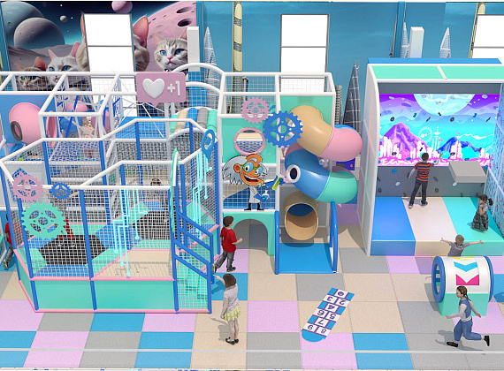 Детская игровая комната "Лаборатория" 140 м2 Фото 3