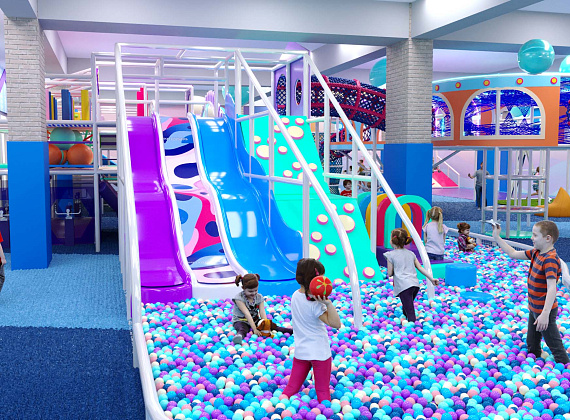 Детский игровой центр 800 м2 "Galaxy" Фото 1