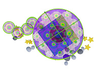 Вязаный лабиринт Дерево Звездный Фото 2