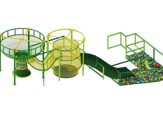 Вязаный комплекс Зеленый лес Фото 1