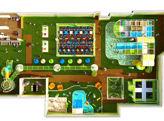 Детский игровой лабиринт «Скайленд» Фото 5