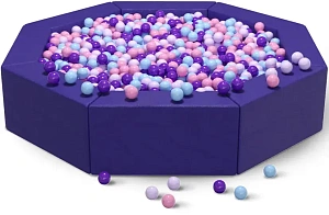 Сухой бассейн восьмигранник «Фиолетовый»