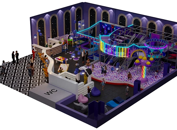 Детская игровая комната «Черничный джем» Фото 2