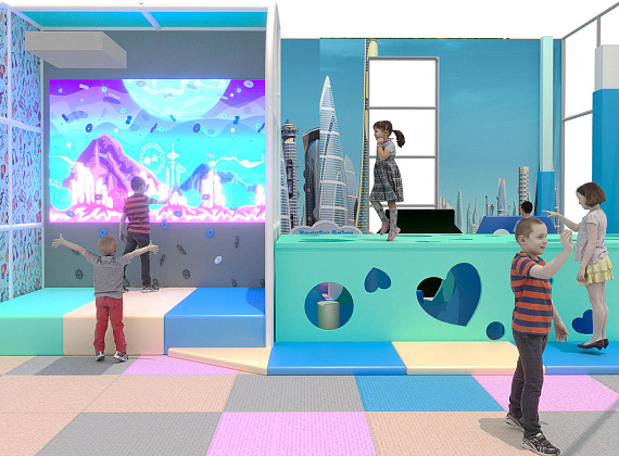 Детская игровая комната "Лаборатория" 140 м2 Фото 4