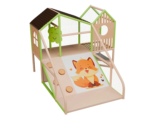 Детский игровой лабиринт «Лисенок» Фото 1