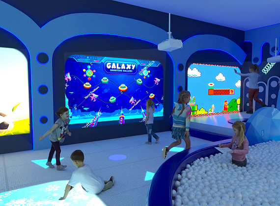 Детский игровой центр с подсветкой 600 м2 "Ледяной замок" Фото 8