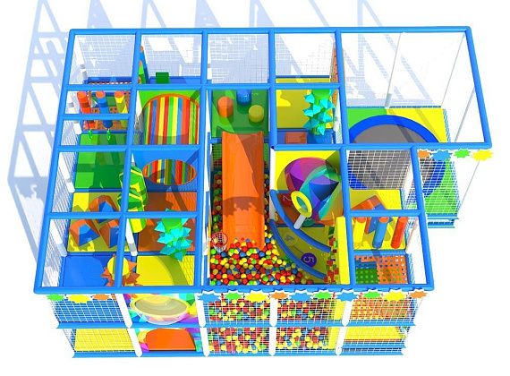 Детский игровой лабиринт Яркий мир Фото 3