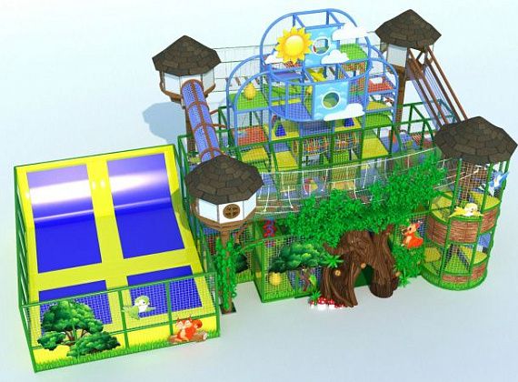 Детский игровой комплекс Хижина в лесу