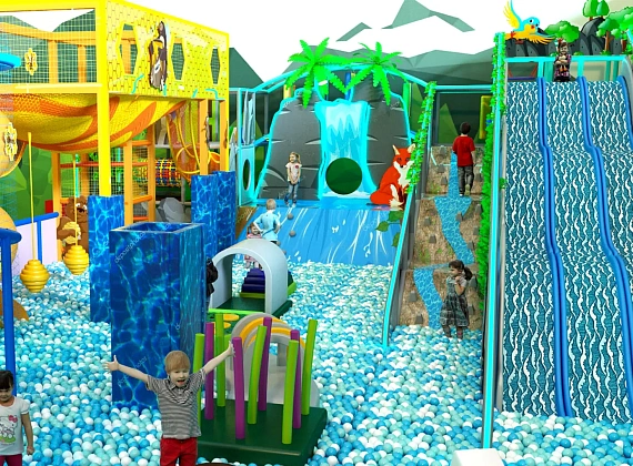 Детская горка (Скат) из стеклопластика Н3600 Фото 9