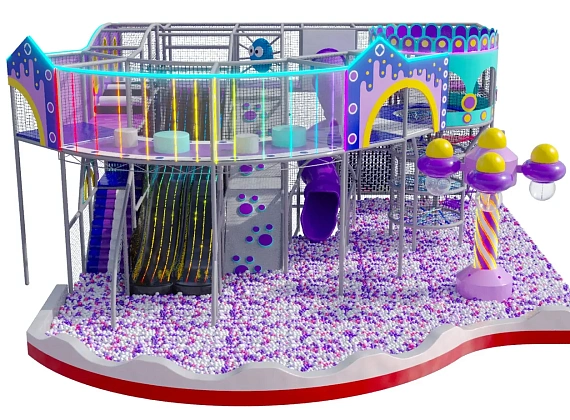 Детский игровой лабиринт «Конфетный Замок»