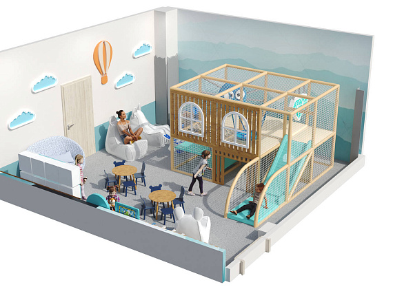 Детский игровой лабиринт для ЖК «Синее небо»