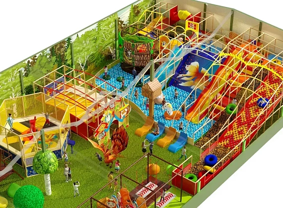 Детский игровой лабиринт «Лесное Приключение» Фото 1