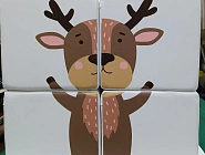 Набор кубиков «Собери рисунок» с аппликацией Фото 21