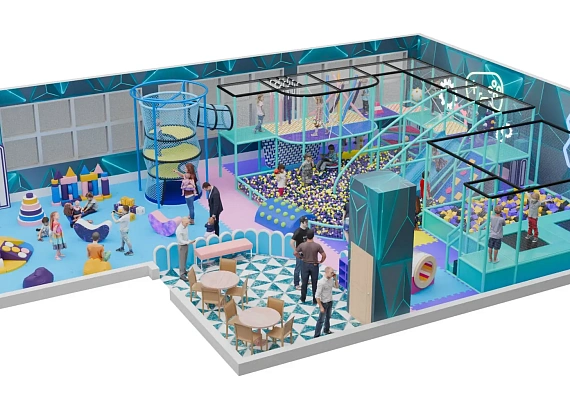 Детский игровой лабиринт «Леденцовая Планета» Фото 3