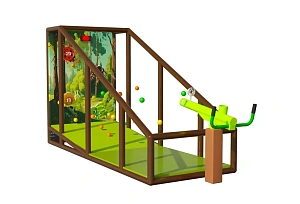 Интерактивная панель с воздушными пушками «Насекомые»