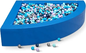 Cухой бассейн угловой «Голубой»