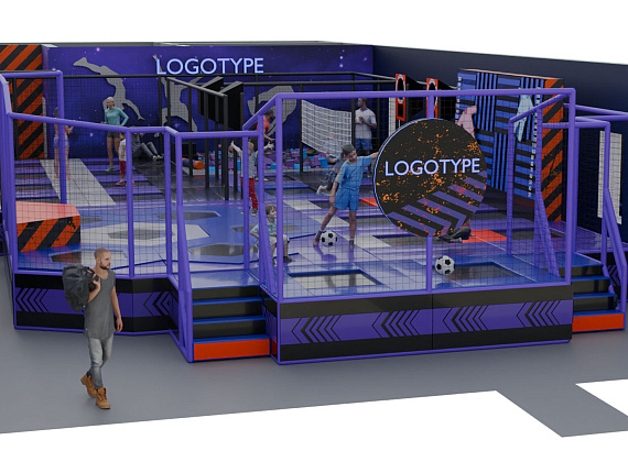Батутный центр 135 м2 «Индиго» Фото 4