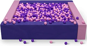 Cухой бассейн квадратный двухцветный «Йогурт»