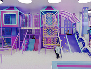 Детская игровая комната «Неон сити»