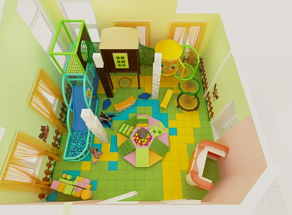 Детская игровая комната Медовый домик Фото 2