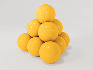 Желтые шарики для сухого бассейна