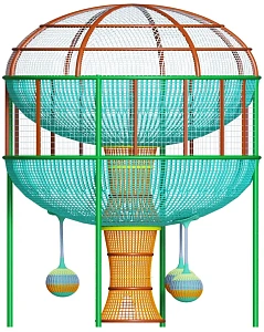 Плетеный игровой комплекс «Модус»