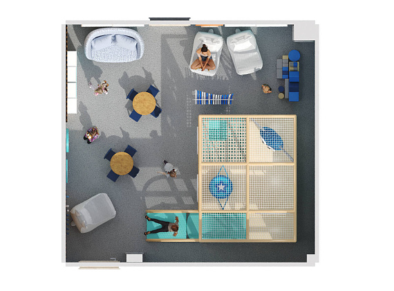 Детский игровой лабиринт для ЖК «Синее небо» Фото 3